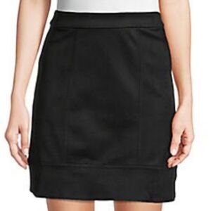 Saks Fifth Avenue faux suede skirt